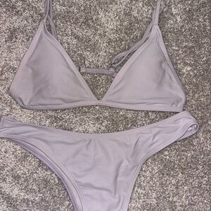 SHEIN Light Purple Bikini Set
